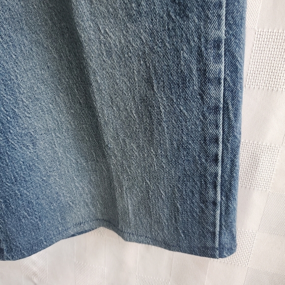 MODERN AMERICAN Denim Walking Shorts Pre-washed SAVANNAH High Wide Rhiannon 30 - Picture 7 of 11